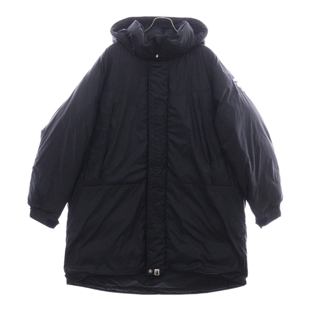 A BATHING APE(アベイシングエイプ) Logo Down Jacket 001DNI801005M ロゴ ダウンジャケット ブラック