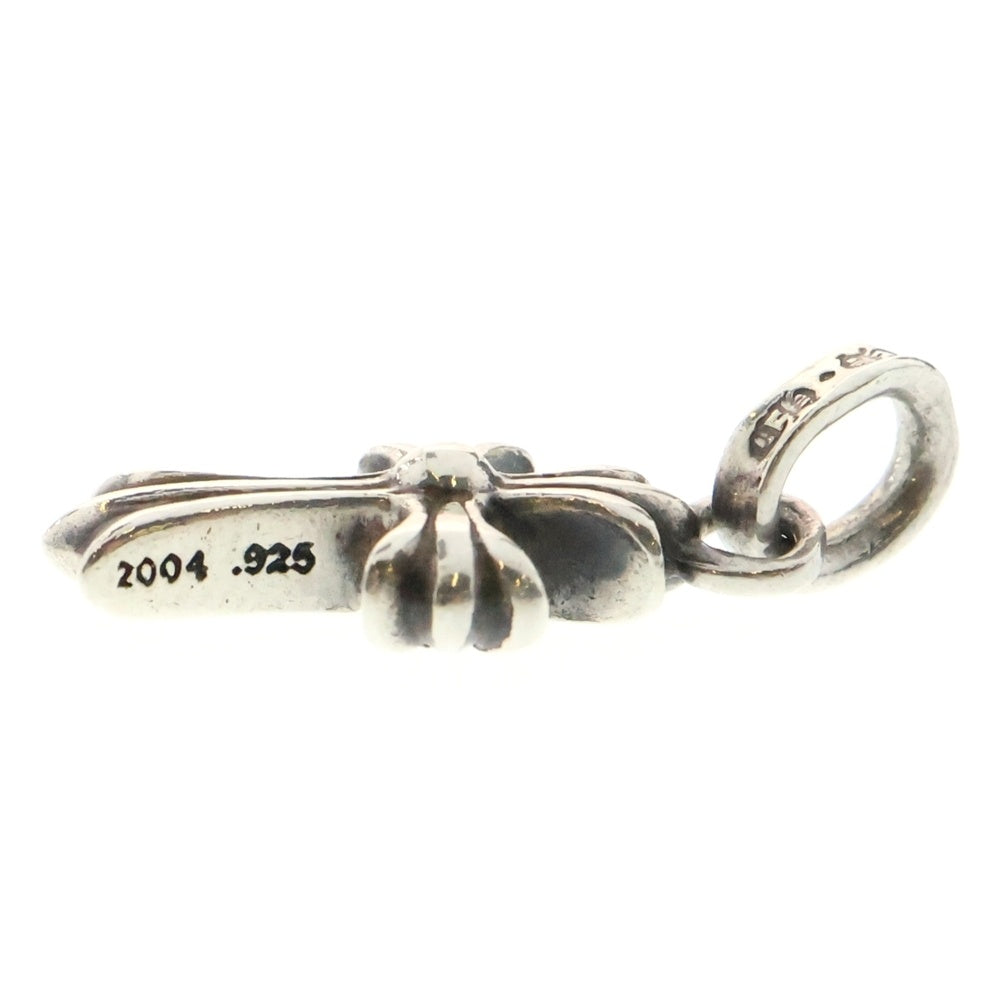 CHROME HEARTS(クロムハーツ) CRS BBYFAT P SAP B ベイビーファット PAVEブルーサファイア チャーム シルバーネックレストップ