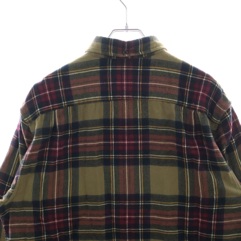 SUPREME(シュプリーム) 19AW tartan flannel shirt タータンチェックフランネル長袖シャツ マルチカラー