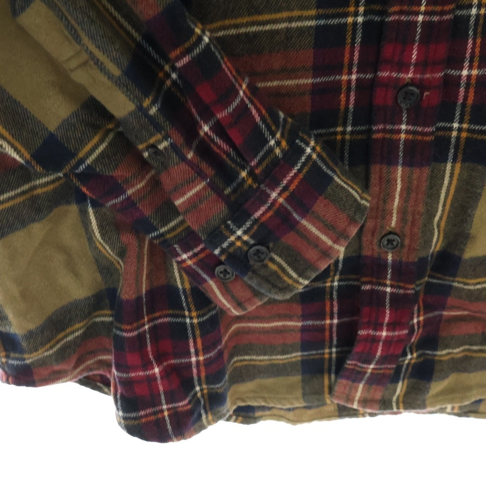 SUPREME(シュプリーム) 19AW tartan flannel shirt タータンチェックフランネル長袖シャツ マルチカラー