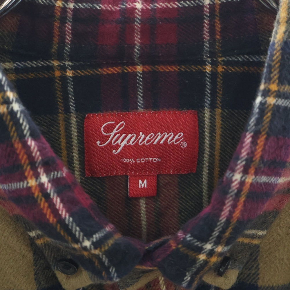 SUPREME(シュプリーム) 19AW tartan flannel shirt タータンチェックフランネル長袖シャツ マルチカラー