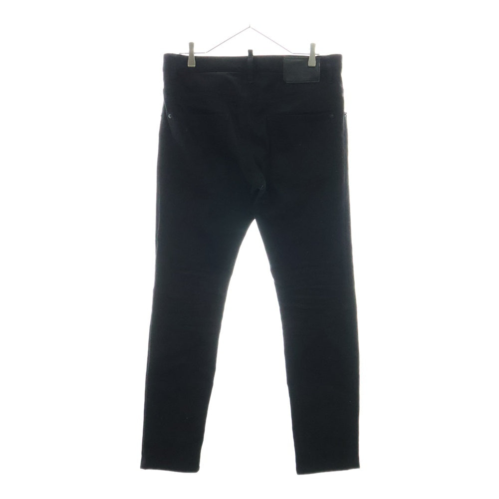 DSQUARED2(ディースクエアード) 19SS ロゴパッチ デニムパンツ ジーンズ ルーマニア製 ブラック S74LB0499 S39781