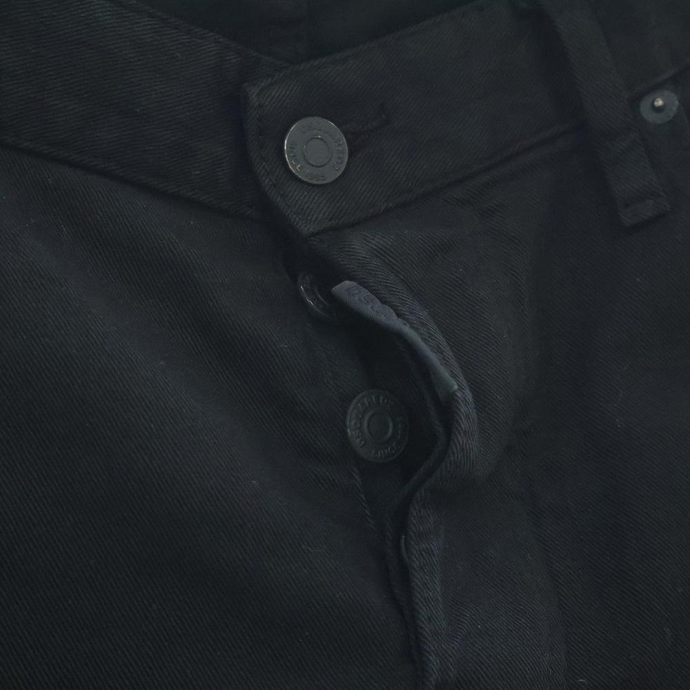 DSQUARED2(ディースクエアード) 19SS ロゴパッチ デニムパンツ ジーンズ ルーマニア製 ブラック S74LB0499 S39781