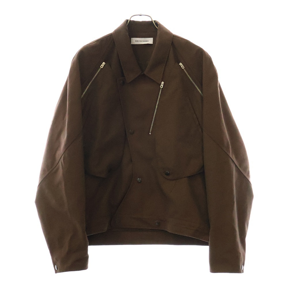 KIKO KOSTADINOV(キココスタディノフ) TONINO UTILITY JACKET 00162024 ジップジャケット ブラウン