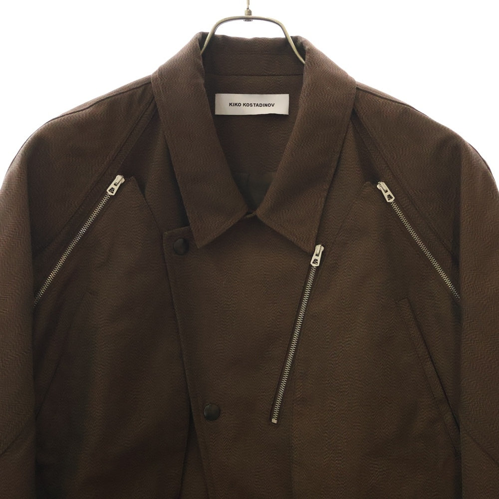 KIKO KOSTADINOV(キココスタディノフ) TONINO UTILITY JACKET 00162024 ジップジャケット ブラウン