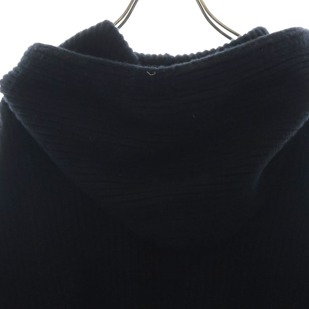 CELINE(セリーヌ) Chain Hooded Sweater in Wool 2AG74430U チェーンロゴデザイン ウールフーディ パーカー ブラック