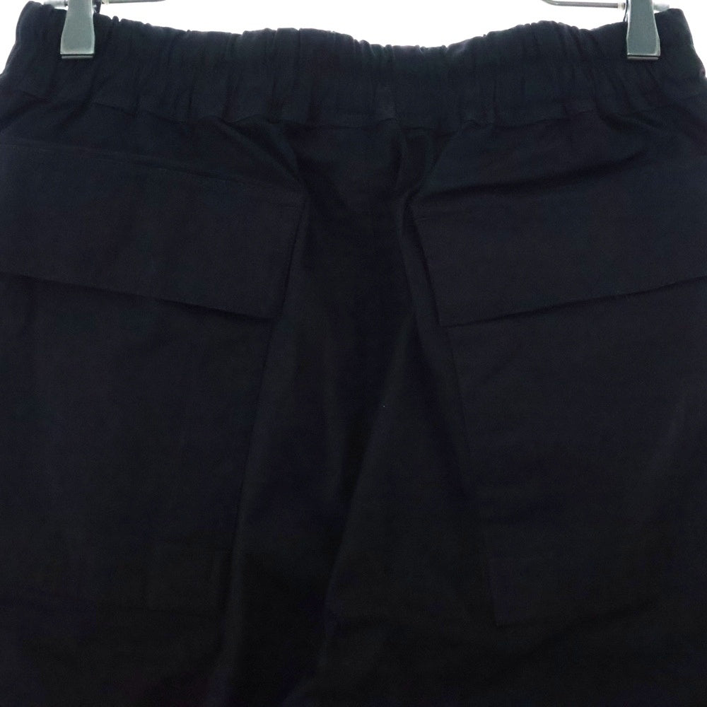 Rick Owens(リックオウエンス) DIETRICH DRAWSTRING RU02D6378-TE ドローストリングトラウザーズパンツ ブラック