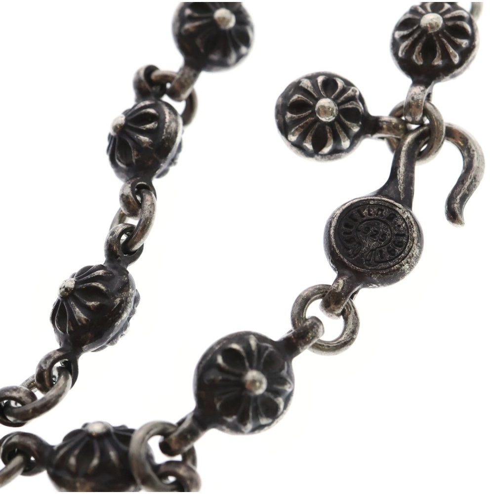 CHROME HEARTS(クロムハーツ) NO1 BALL クロスボールブレスレット シルバー BCA172