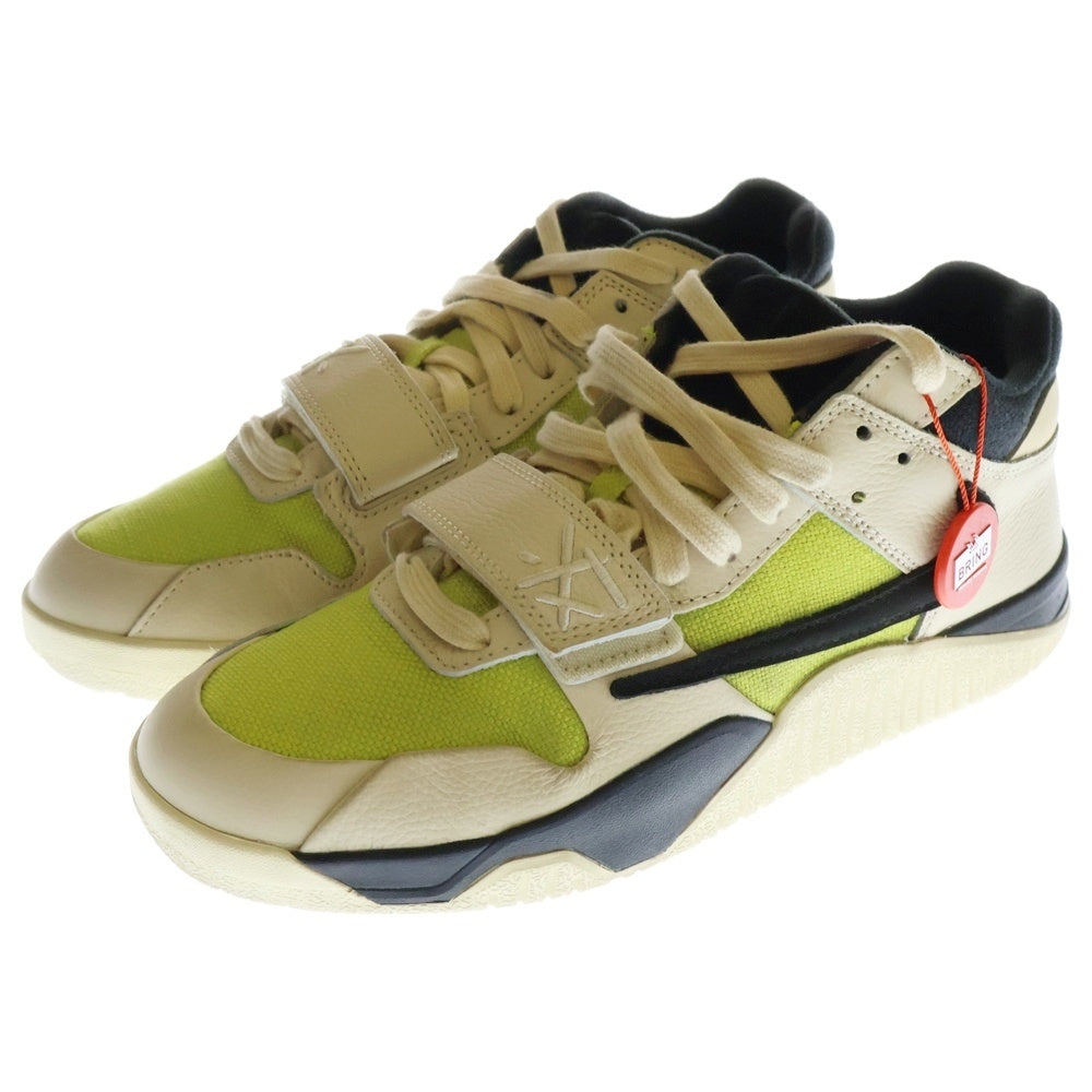 NIKE(ナイキ) Jumpman Jack TR CJ1 T-Rexx Bright Cactus FZ8117-102 ジャンプマンジャック ブライトカクタス ローカットスニーカー ベージュ/イエロー US9/27cm