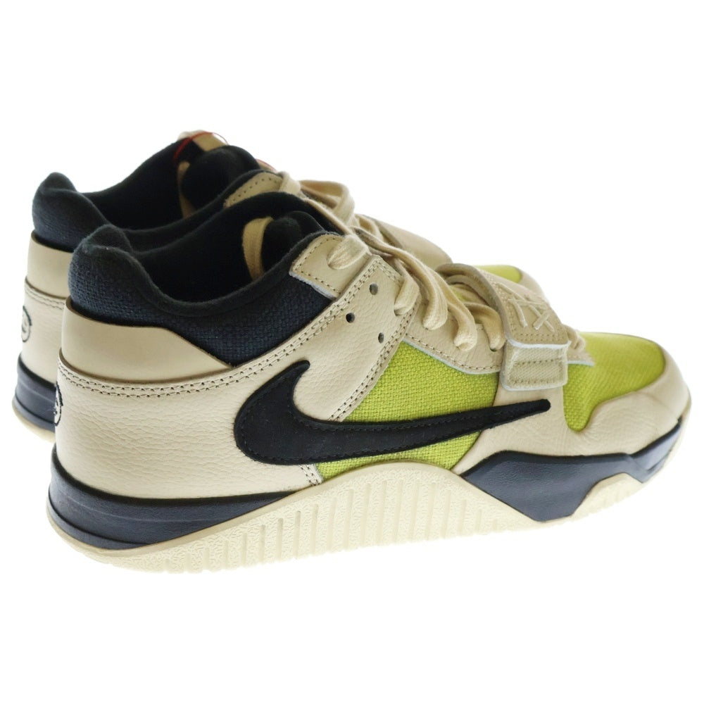 NIKE(ナイキ) Jumpman Jack TR CJ1 T-Rexx Bright Cactus FZ8117-102 ジャンプマンジャック ブライトカクタス ローカットスニーカー ベージュ/イエロー US9/27cm