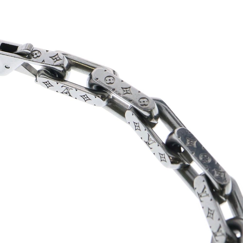 LOUIS VUITTON(ルイヴィトン) COLLIER MONOGRAM CHAIN NECKLACE M00307 モノグラムコリエチェーンネックレス シルバー