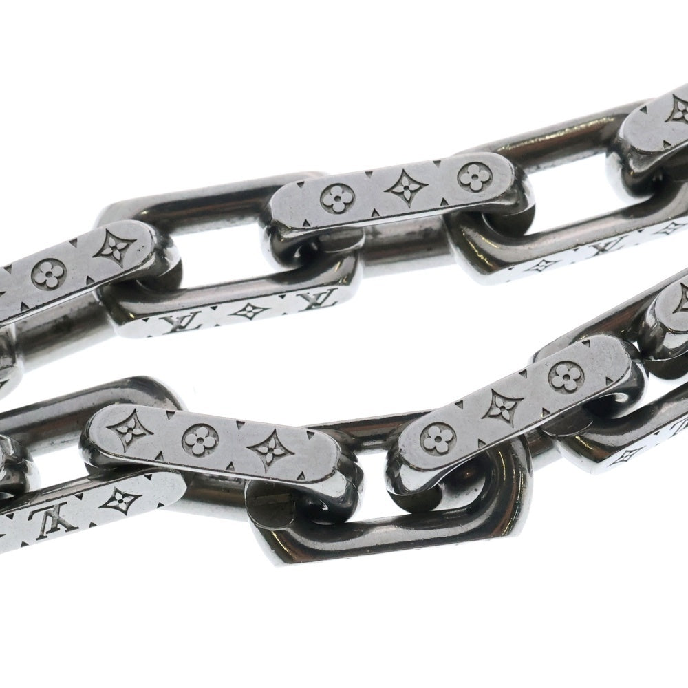 LOUIS VUITTON(ルイヴィトン) COLLIER MONOGRAM CHAIN NECKLACE M00307 モノグラムコリエチェーンネックレス シルバー