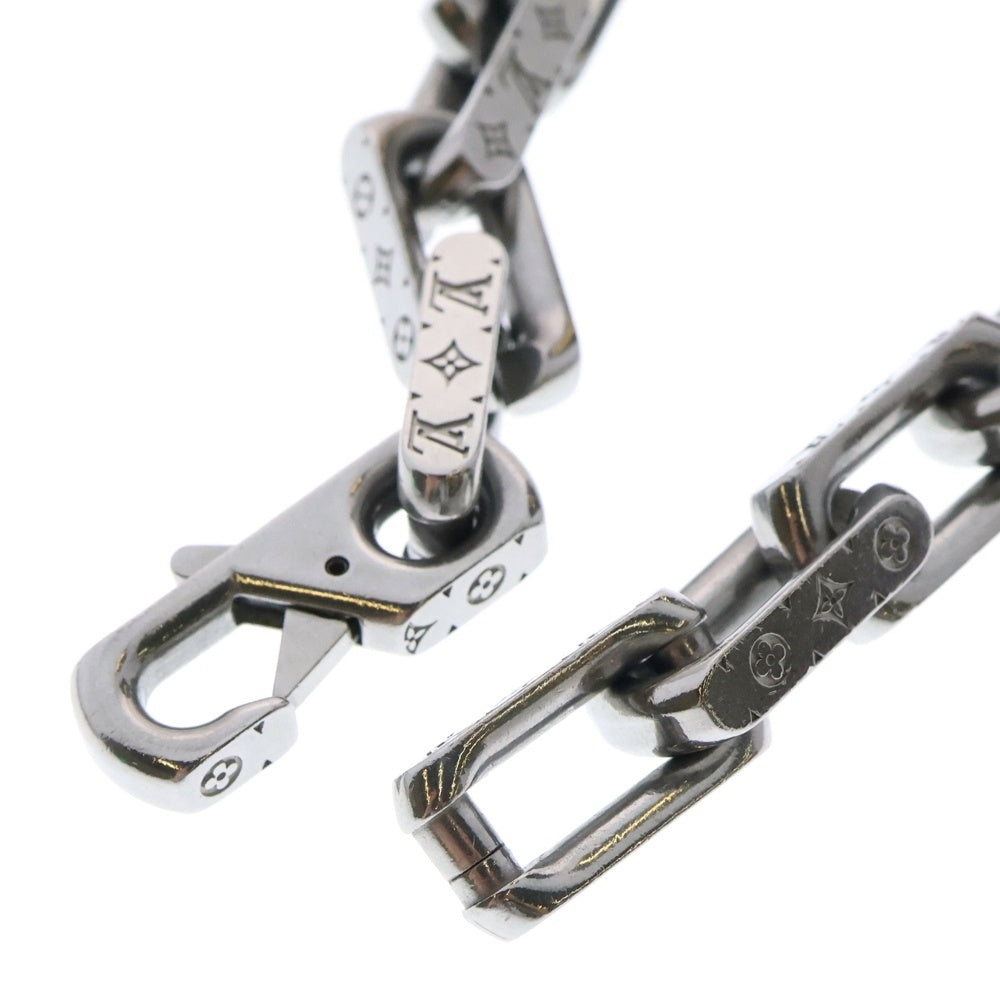 LOUIS VUITTON(ルイヴィトン) COLLIER MONOGRAM CHAIN NECKLACE M00307 モノグラムコリエチェーンネックレス シルバー