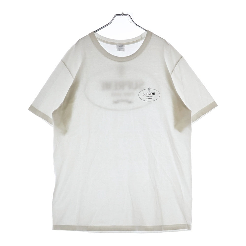 SUPREME(シュプリーム) 24AW CREST TEE クレストロゴプリント クルーネック半袖Tシャツカットソー ホワイト