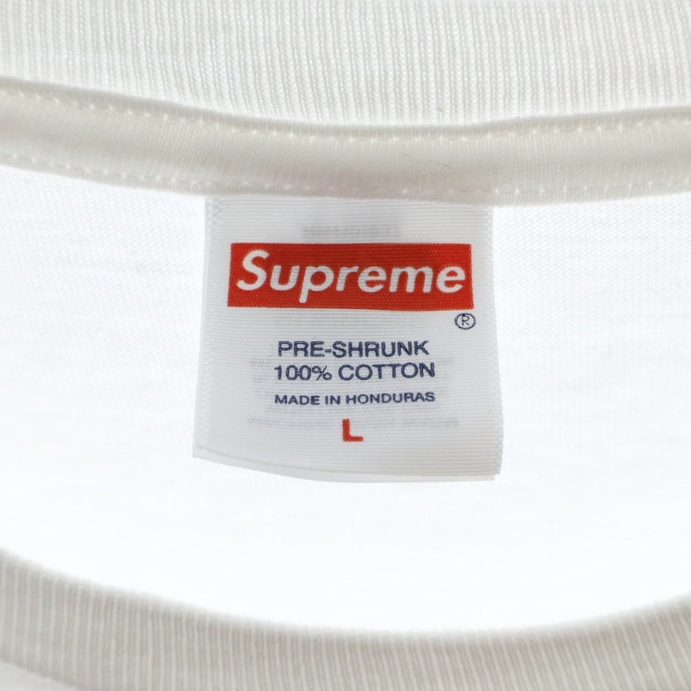SUPREME(シュプリーム) 24AW CREST TEE クレストロゴプリント クルーネック半袖Tシャツカットソー ホワイト