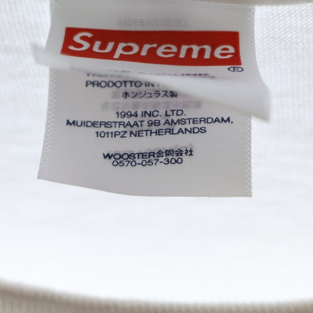 SUPREME(シュプリーム) 24AW CREST TEE クレストロゴプリント クルーネック半袖Tシャツカットソー ホワイト