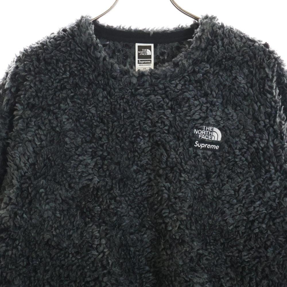 SUPREME(シュプリーム) 23SS ×THE NORTH FACE High Pile Fleece Pullover NT023071I ×ザノースフェイス ハイパイル フリース プルオーバー ニット グレー