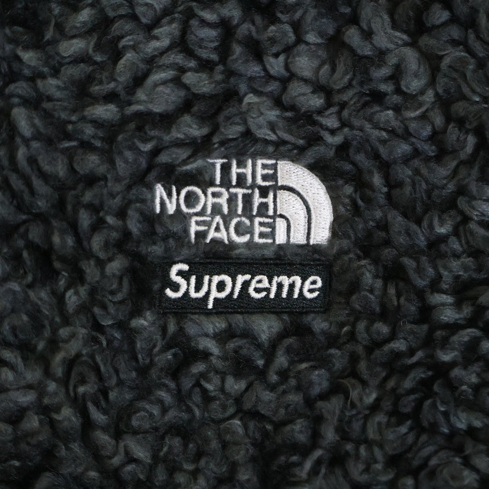 SUPREME(シュプリーム) 23SS ×THE NORTH FACE High Pile Fleece Pullover NT023071I ×ザノースフェイス ハイパイル フリース プルオーバー ニット グレー