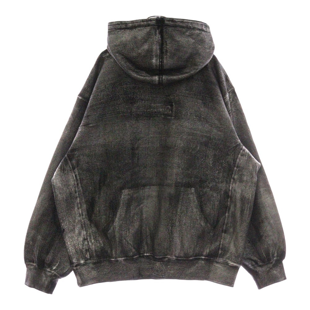 SUPREME(シュプリーム) 24SS ×MM6 Maison Margiela Foil Box Logo Hooded Sweatshirt ×エムエムシックス メゾンマルジェラ ホイル ボックスロゴ プルオーバーパーカー