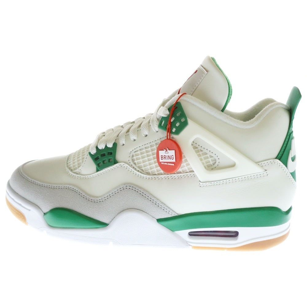 NIKE SB(ナイキエスビー) AIR JORDAN 4 RETRO SP Pine Green DR5415-103 エアジョーダン レトロ パイングリーン ハイカットスニーカー シューズ ホワイト/グリーン US9.5/27.5cm