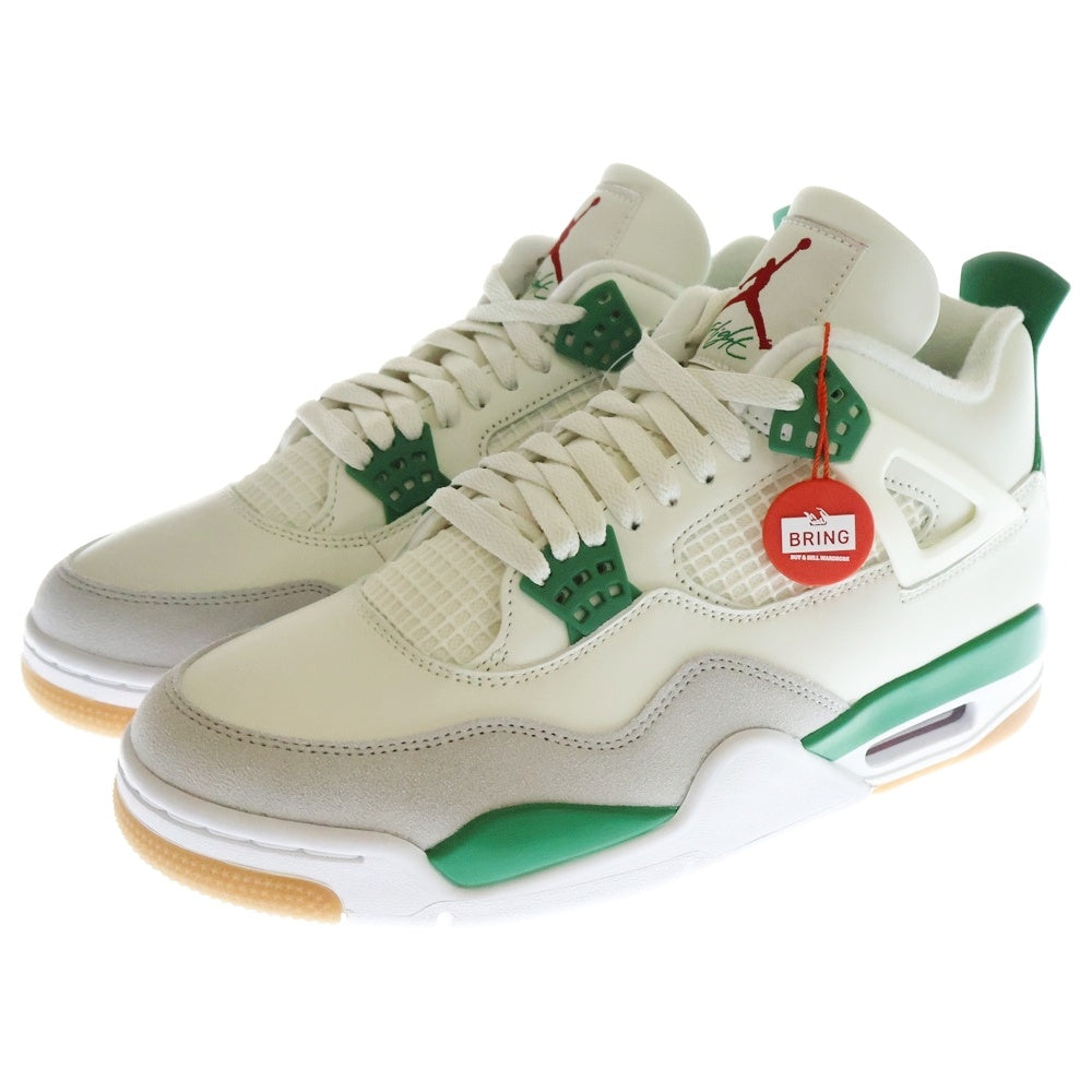 NIKE SB(ナイキエスビー) AIR JORDAN 4 RETRO SP Pine Green DR5415-103 エアジョーダン レトロ パイングリーン ハイカットスニーカー シューズ ホワイト/グリーン US9.5/27.5cm