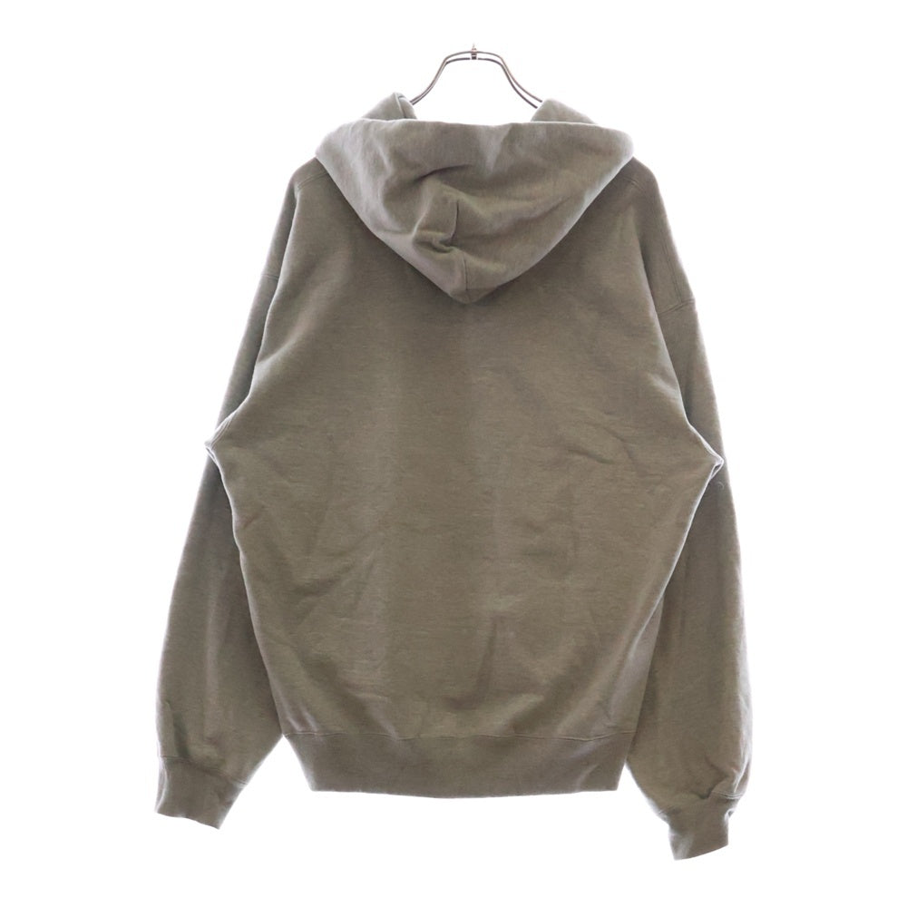 WACKO MARIA(ワコマリア) MIDDLE WEIGHT PULLOVER HOODED フロントロゴ刺繍プルオーバースウェットパーカー フーディー グレー