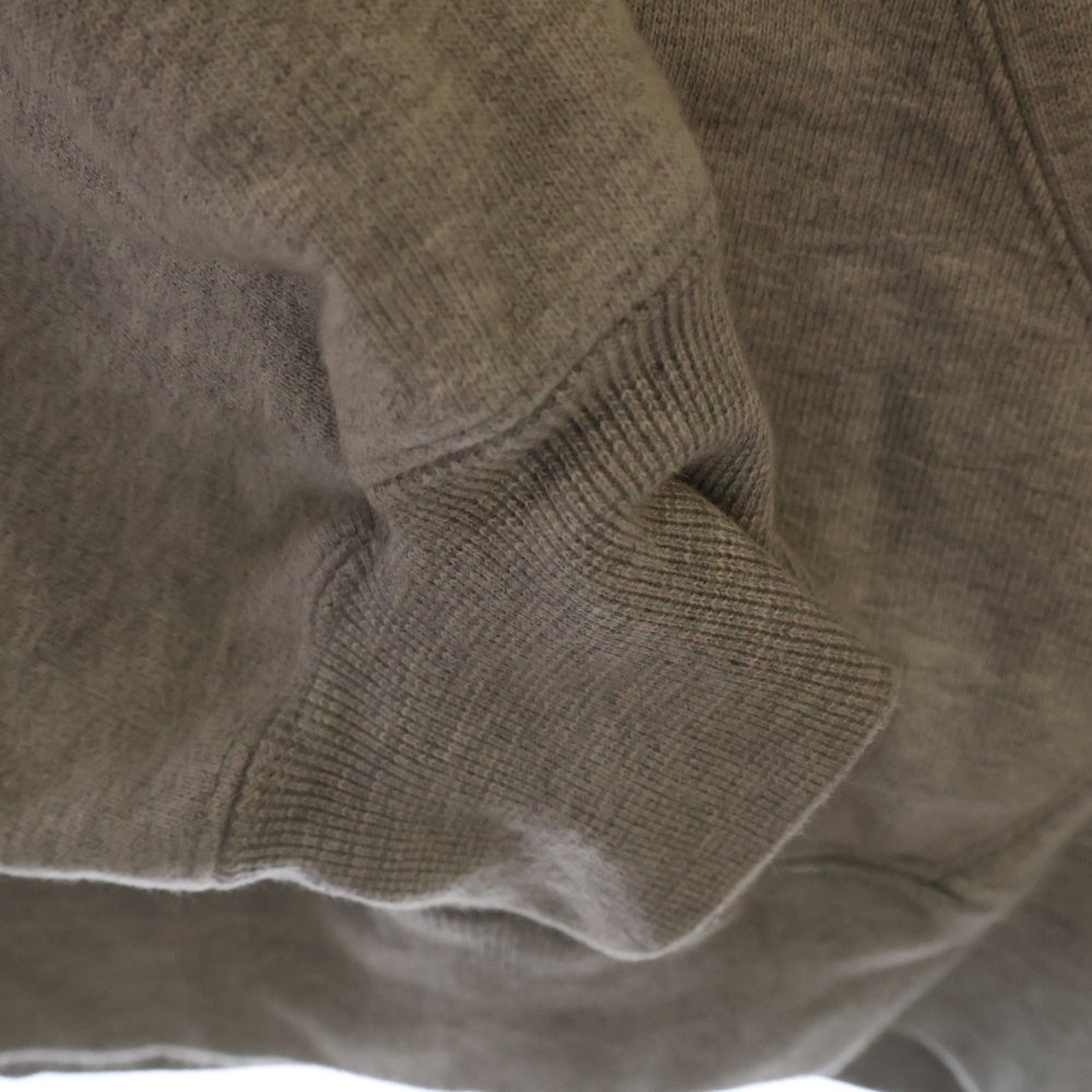 WACKO MARIA(ワコマリア) MIDDLE WEIGHT PULLOVER HOODED フロントロゴ刺繍プルオーバースウェットパーカー フーディー グレー