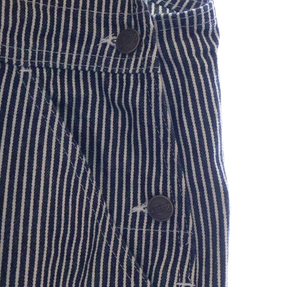 Dickies(ディッキーズ) Hickory Stripe Overall ヒッコリーストライプ オーバーオール ブルー/ホワイト