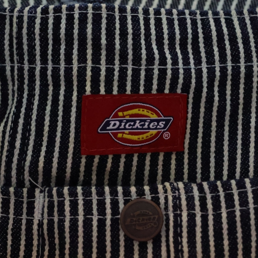 Dickies(ディッキーズ) Hickory Stripe Overall ヒッコリーストライプ オーバーオール ブルー/ホワイト