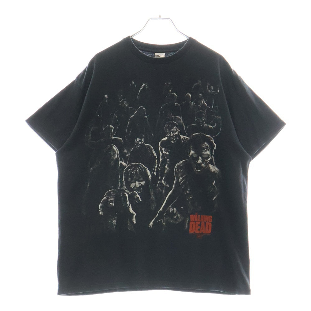 VINTAGE(ヴィンテージ) 00s THE WALKING DEAD S/S TEE ザウォーキングデッド 片面プリント DELTAタグ クルーネック半袖Tシャツカットソー ブラック