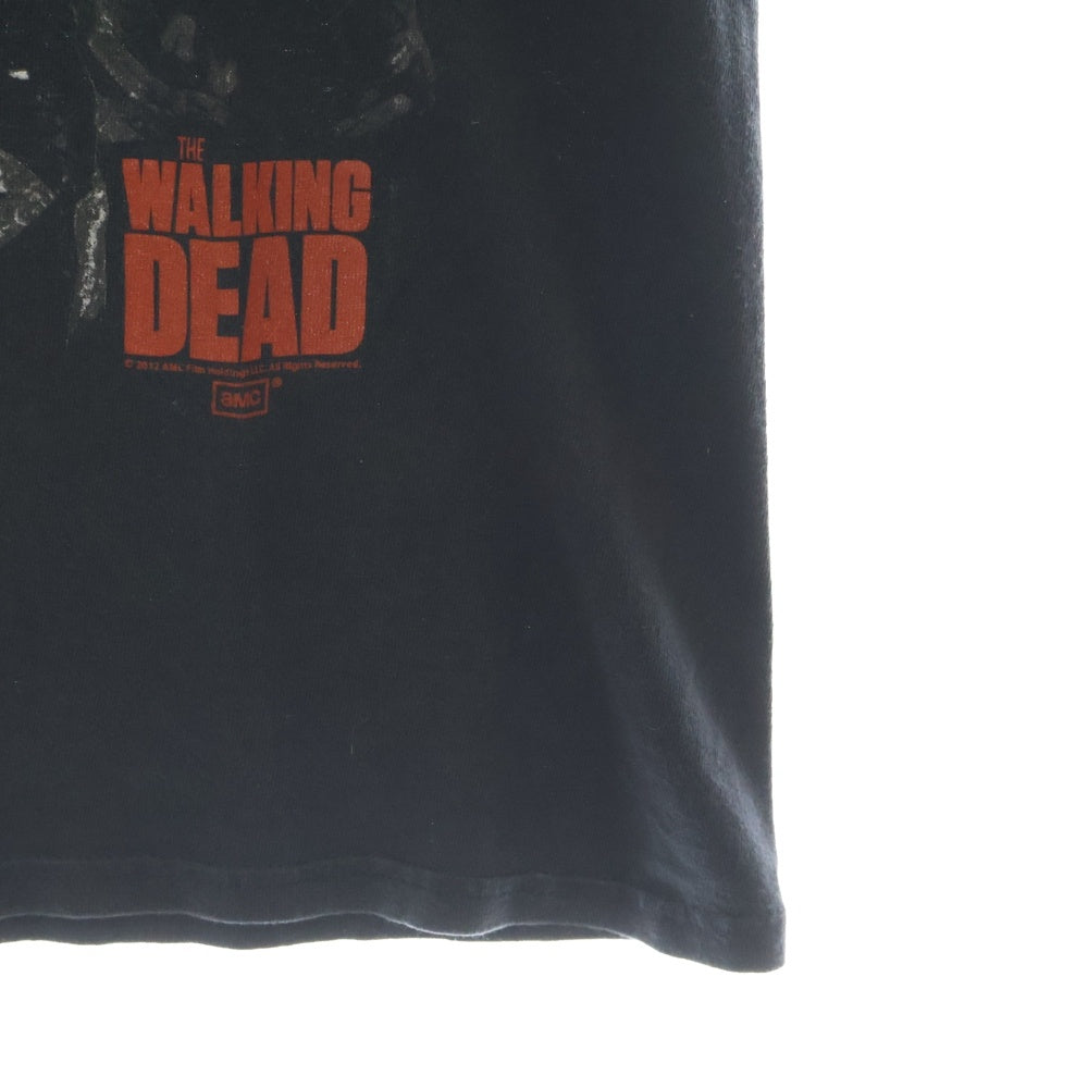 VINTAGE(ヴィンテージ) 00s THE WALKING DEAD S/S TEE ザウォーキングデッド 片面プリント DELTAタグ クルーネック半袖Tシャツカットソー ブラック