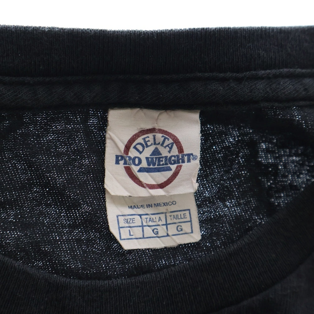 VINTAGE(ヴィンテージ) 00s THE WALKING DEAD S/S TEE ザウォーキングデッド 片面プリント DELTAタグ クルーネック半袖Tシャツカットソー ブラック