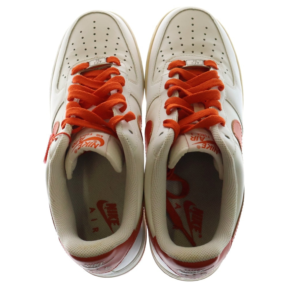 NIKE(ナイキ) 【観賞用 2010年製】AIR FORCE 1 '07 LOW 315122-130 エアフォース1 ローカットスニーカー シューズ ホワイト/オレンジ US8/26cm