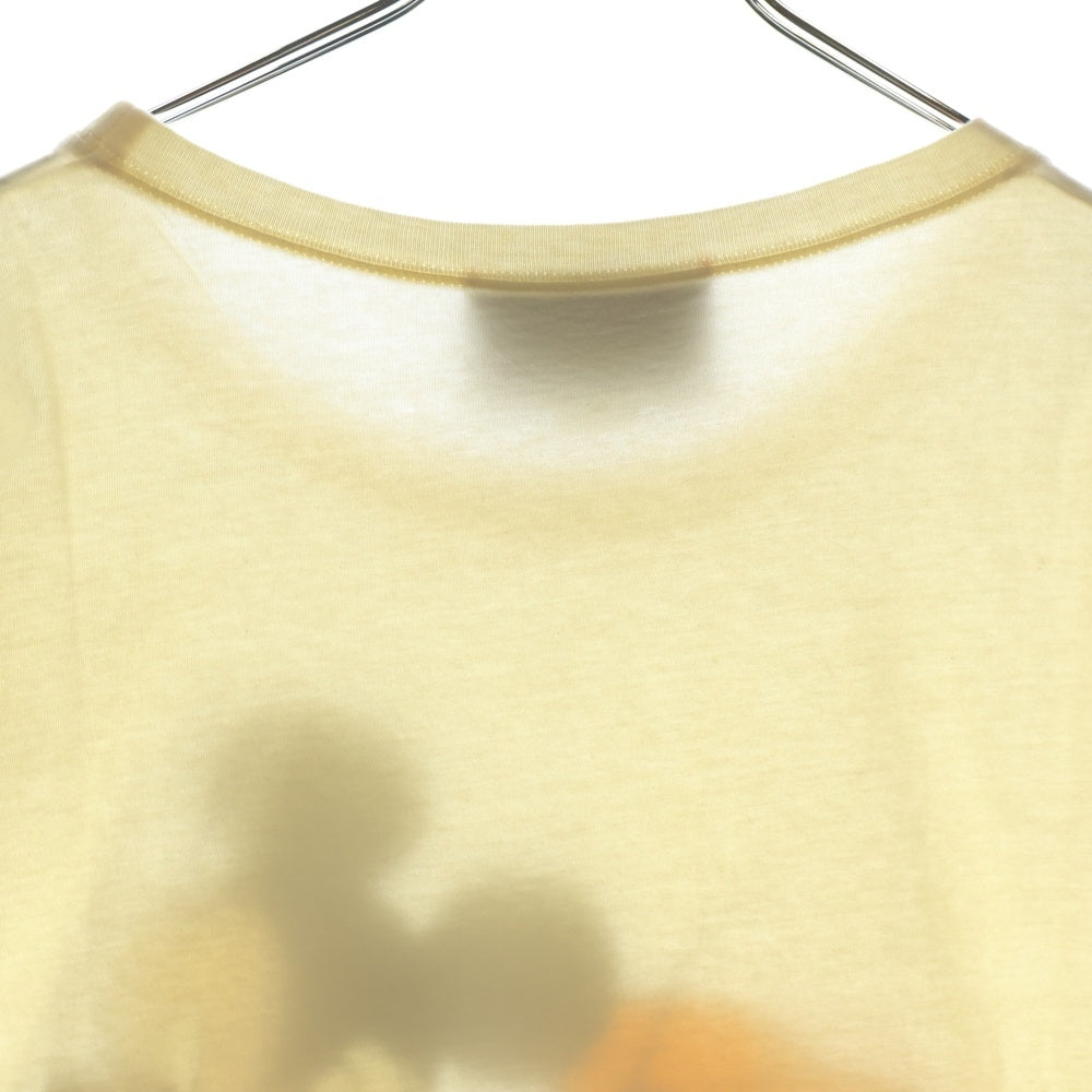 GUCCI(グッチ) ×Disney ディズニー キャラクターコラボデザインプリント クルーネック半袖Tシャツカットソー アイボリー 492347 XJB7W
