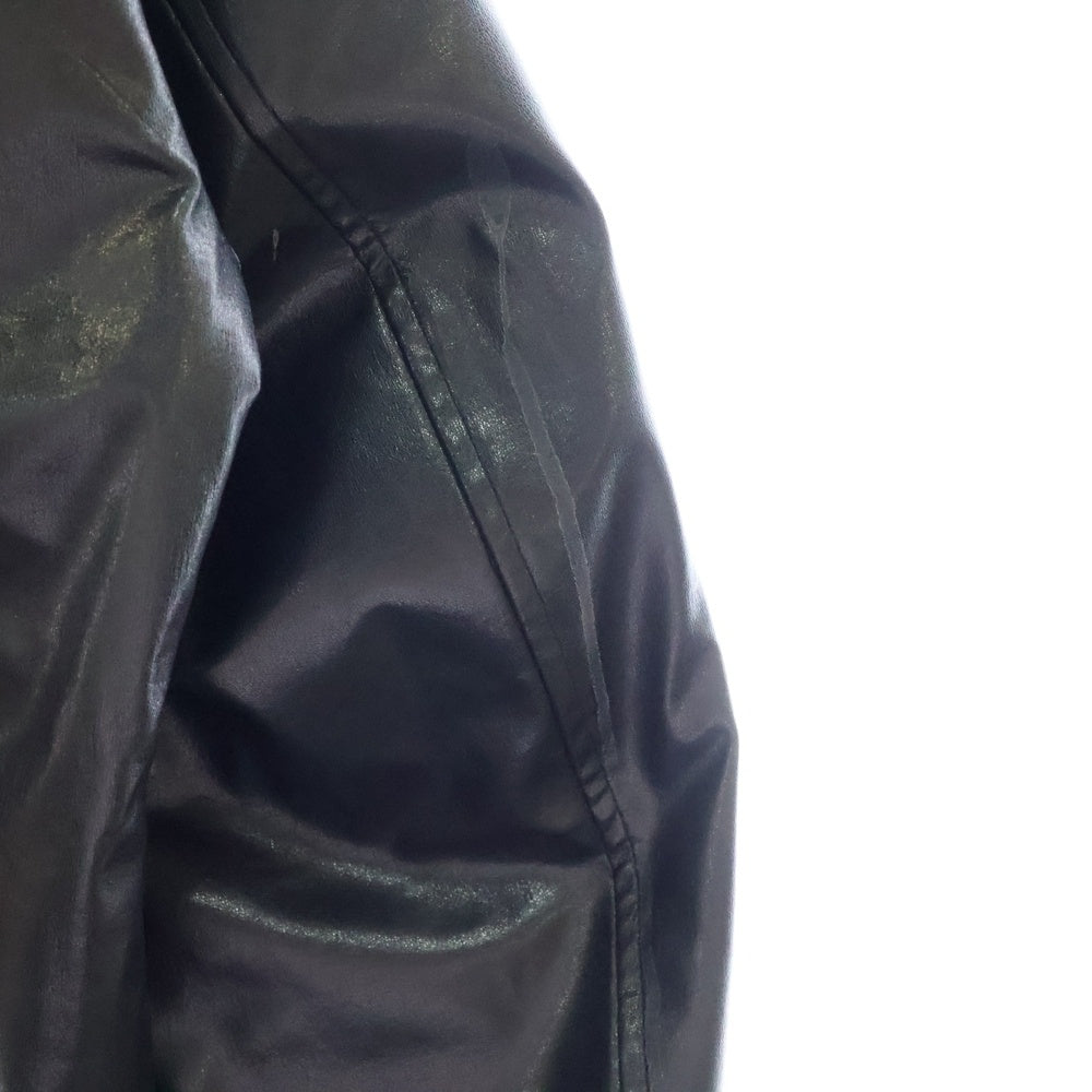 Needles(ニードルス) 20AW Award Jacket-Faux Leather パピヨンワッペン アワードレザージャケット ブラック HM078