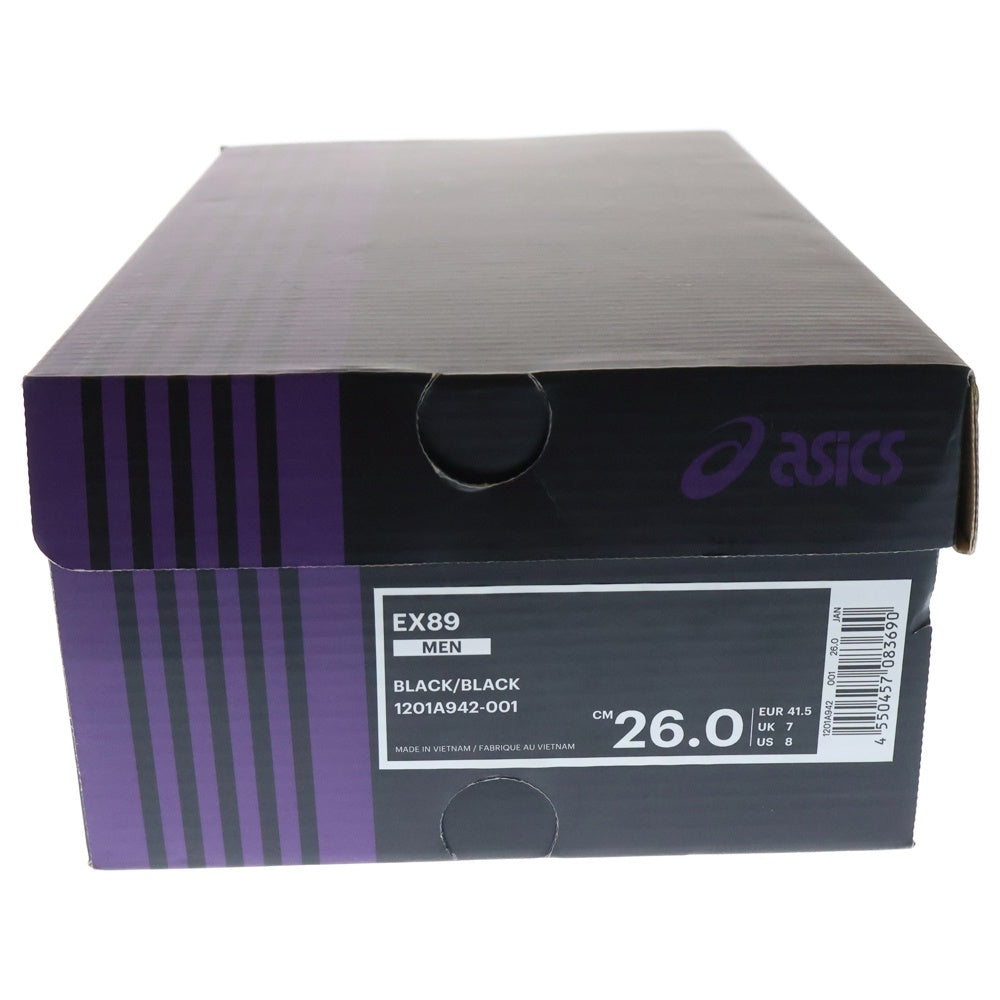 ASICS(アシックス) ×Needles EX89 ニードルス ローカットスニーカー シューズ ブラック 1201A942-001 US8/26cm