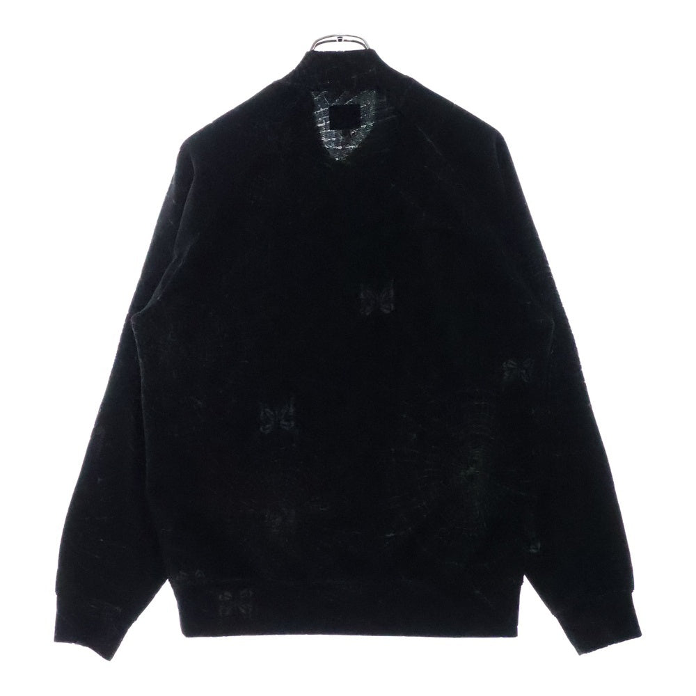 Needles(ニードルス) RIB COLLAR TRACK JACKET リブカラートラックジャケット ブラック QV329