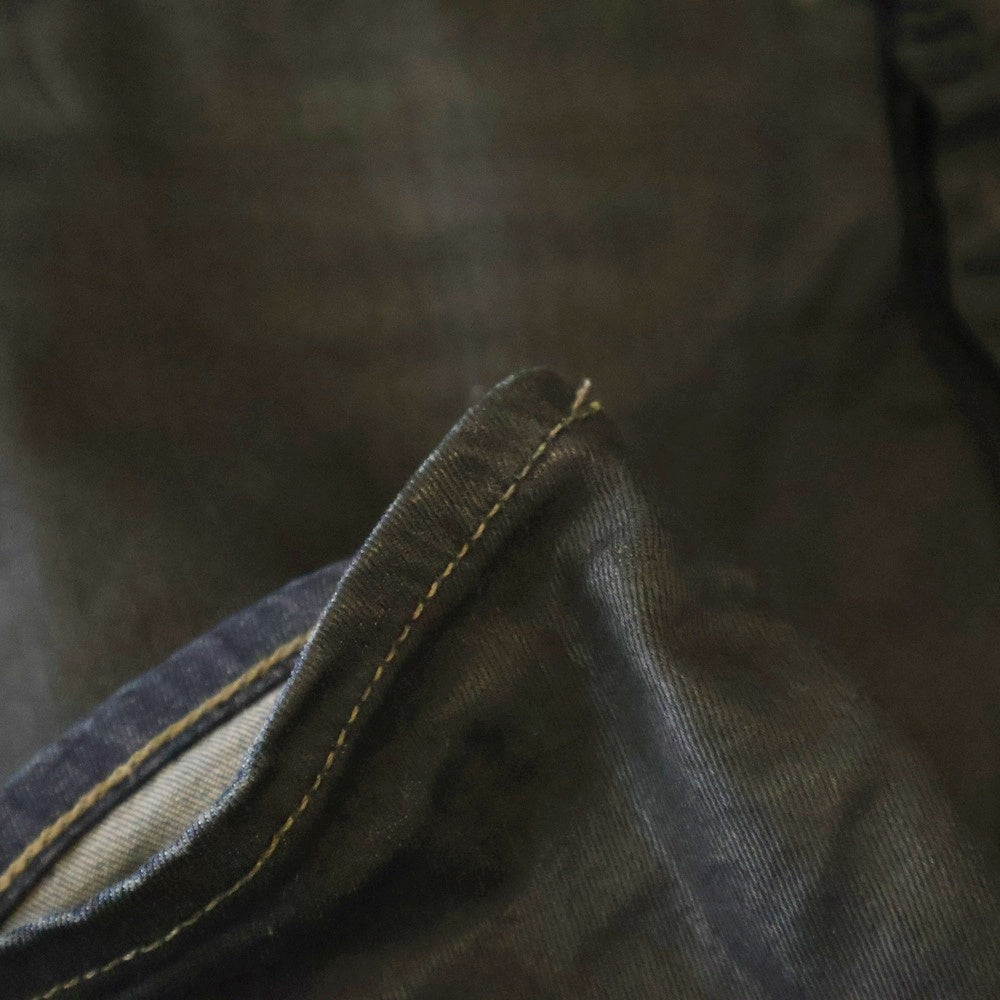 DRKSHDW(ダークシャドウ) 19SS COMBO MEMPHIS CUT コンボメンフィスコーティングデニムパンツ ジーンズ ブラック DU19S4356-SCOMW4