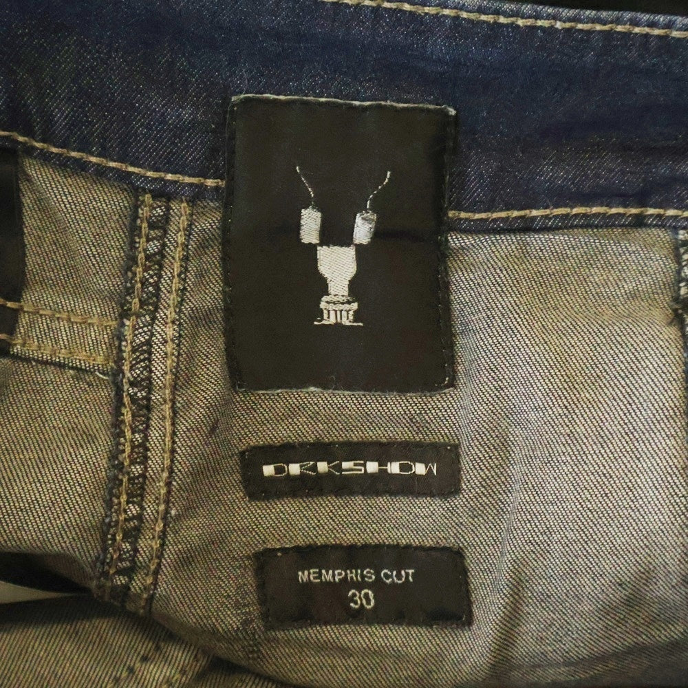 DRKSHDW(ダークシャドウ) 19SS COMBO MEMPHIS CUT コンボメンフィスコーティングデニムパンツ ジーンズ ブラック DU19S4356-SCOMW4