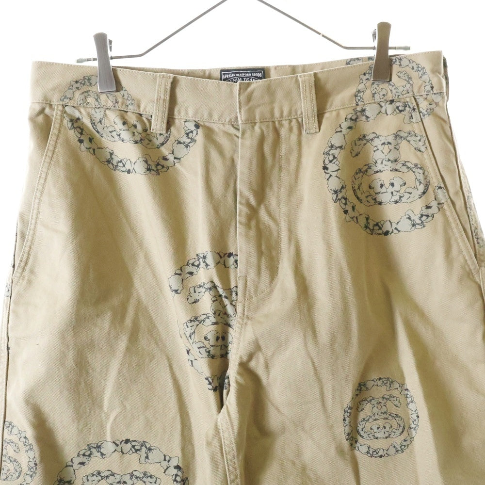 DENIM TEARS(デニムティアーズ) ×STUSSY DOUBLE S WREATH CHINO ステューシー ダブルエスチノパンツ ベージュ 25S316091