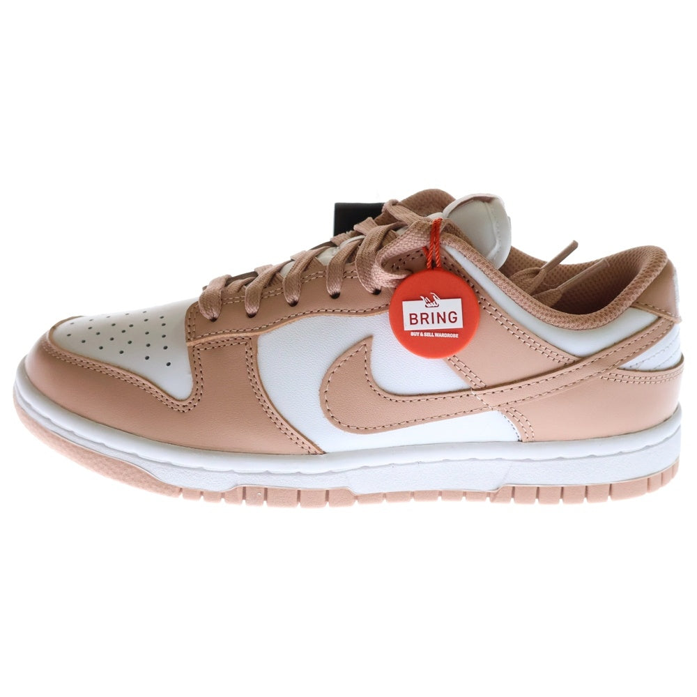 NIKE(ナイキ) WMNS DUNK LOW ROSE WHISPER DD1503‐118 ウィメンズ ダンク ローズウィスパー ローカットスニーカー シューズ ホワイト/ピンク US6/23cm
