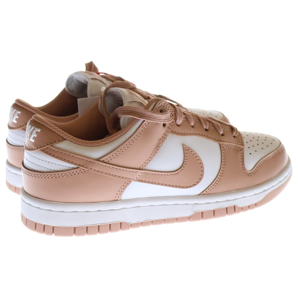 NIKE(ナイキ) WMNS DUNK LOW ROSE WHISPER DD1503‐118 ウィメンズ ダンク ローズウィスパー ローカットスニーカー シューズ ホワイト/ピンク US6/23cm