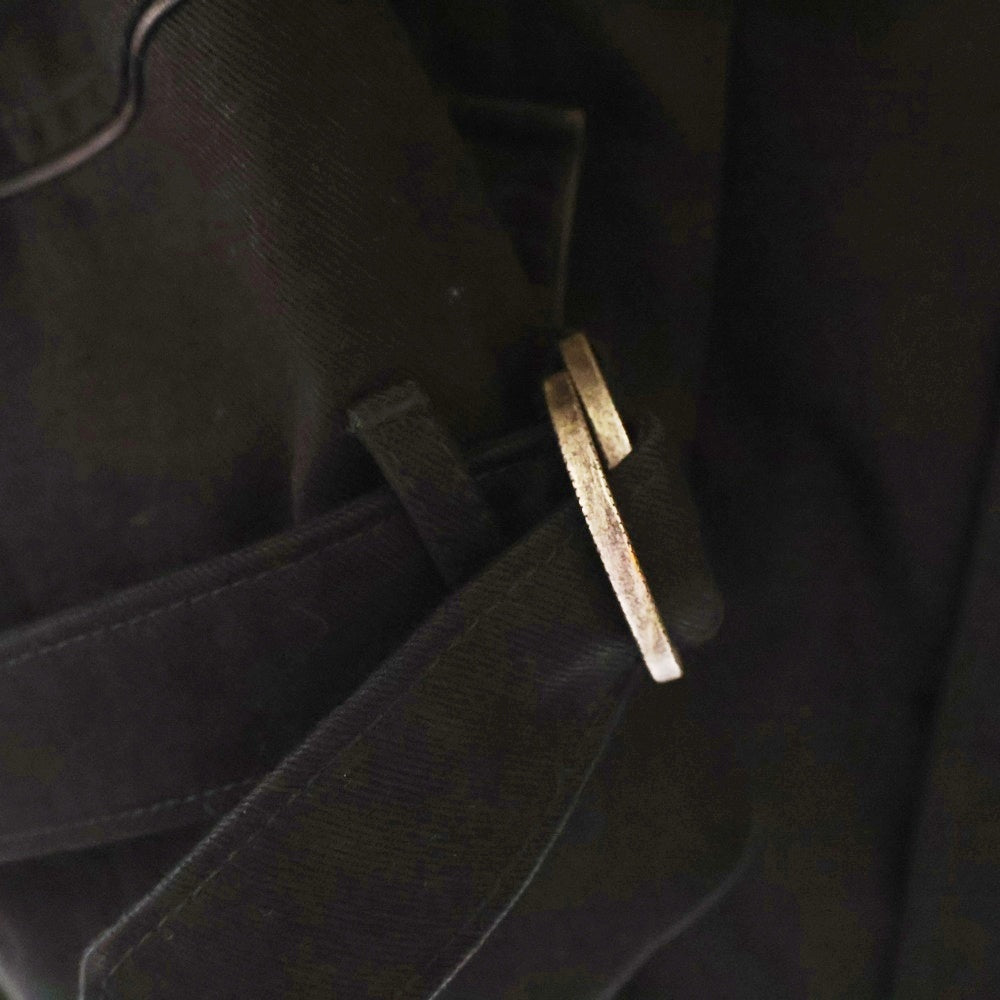 SAINT LAURENT PARIS(サンローランパリ) WZIP ミリタリージャケット ラムファー ムートンジャケット ブラック 616419 Y9B07