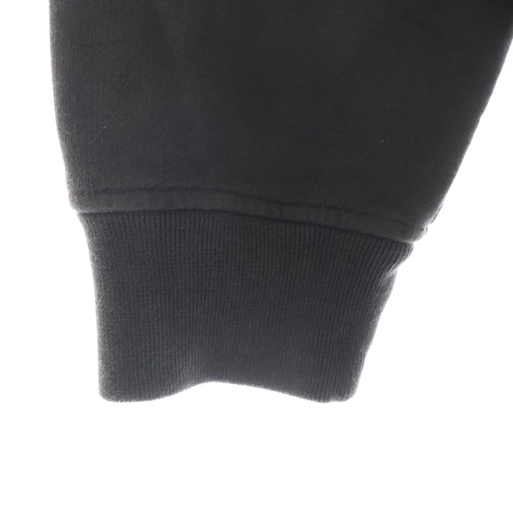 STONE ISLAND(ストーンアイランド) BRUSHED ORGANIC COTTON FLEECE HOODIE ブラッシュドオーガニックコットンフリースフーディー ジップアップパーカー ブラック K2S156100009