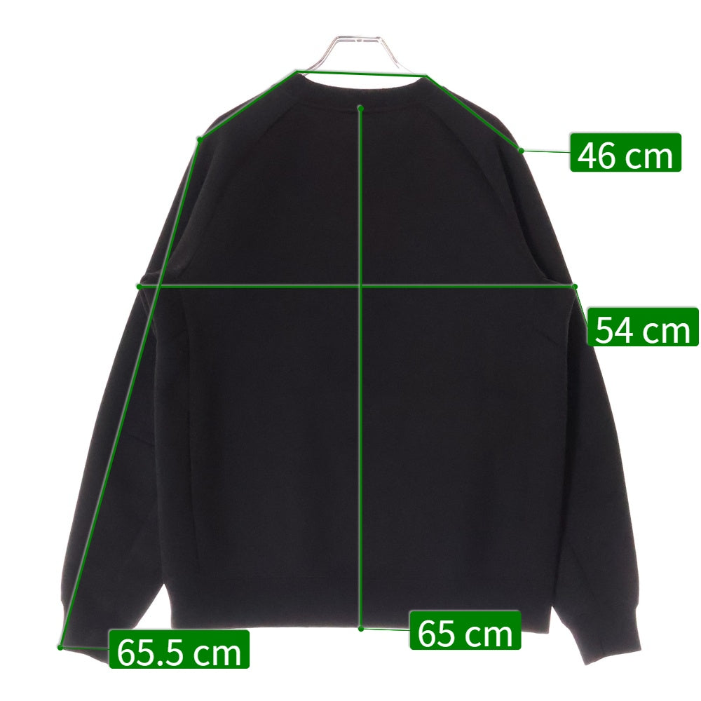 CHAMPION(チャンピオン) FRONT LOGO SWEATSHIRTS フロントロゴスウェットトレーナー ブラック C8-WS004