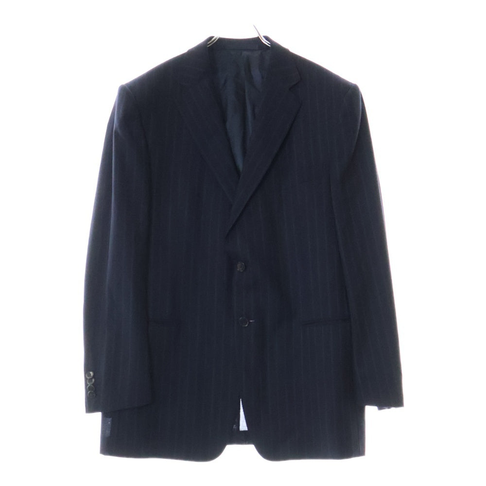 Ermenegildo Zegna(エルメネジルドゼニア) ROMA ストライプセットアップスーツ スラックスパンツ ネイビー 2512RG