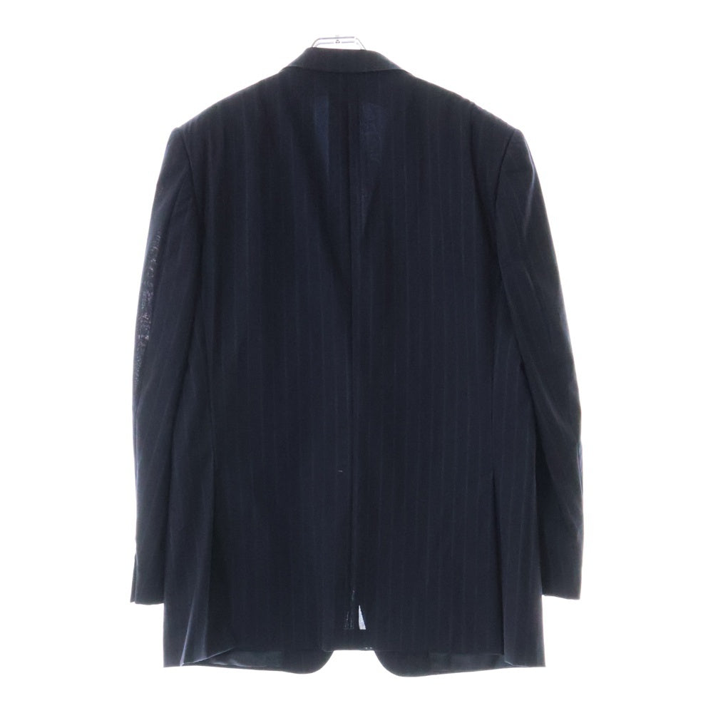 Ermenegildo Zegna(エルメネジルドゼニア) ROMA ストライプセットアップスーツ スラックスパンツ ネイビー 2512RG