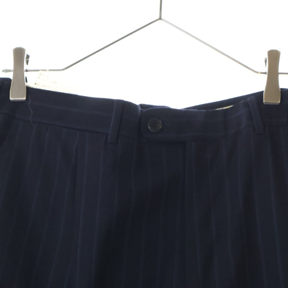 Ermenegildo Zegna(エルメネジルドゼニア) ROMA ストライプセットアップスーツ スラックスパンツ ネイビー 2512RG