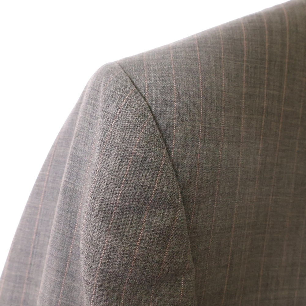 Ermenegildo Zegna(エルメネジルドゼニア) FIT ROM ストライプセットアップスーツ スラックスパンツ グレー 2542RG
