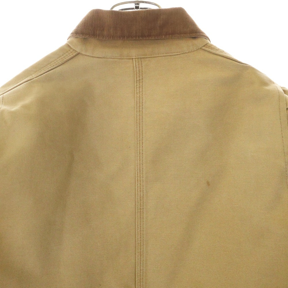 CARHARTT(カーハート) 90s VINTAGE ミシガンチョアコート 襟コーデュロイ ブランケット ロゴジャケット 星タグ ブラウン